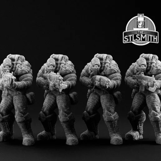 Drone Savage Mantle x4 Gears of War OT Miniature STL