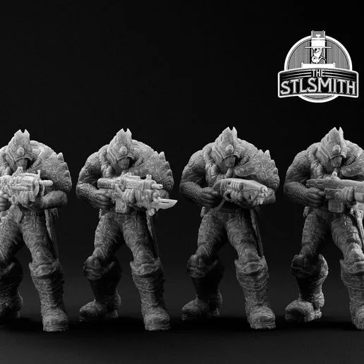 Drone Cyclops x4 Gears of War OT Miniature STL