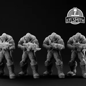 Drone Beastrider x4 Gears of War OT Miniature STL