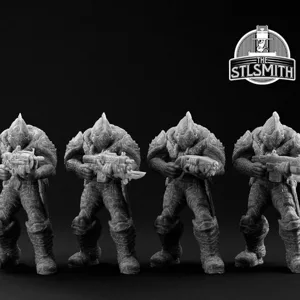 Drone Bolter x4 Gears of War OT Miniature STL