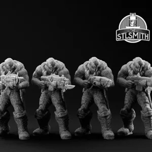 Drone Sniper x4 Gears of War OT Miniature STL