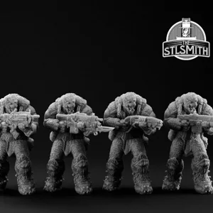 Drone Savage Marauder x4 Gears of War OT Miniature STL