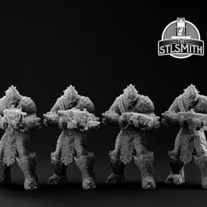 Drone Savage Creeper x4 Gears of War OT Miniature STL