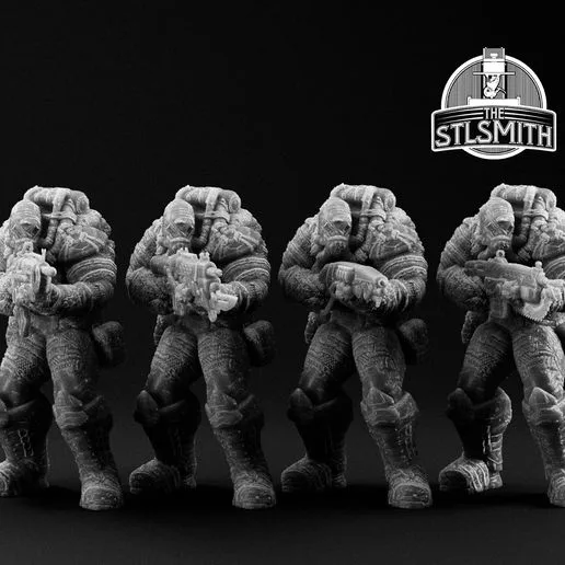 Drone Savage x4 Gears of War OT Miniature STL