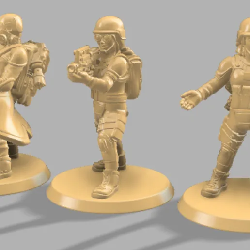 Sub terra character pack Annihilator / Agent / Mercenary