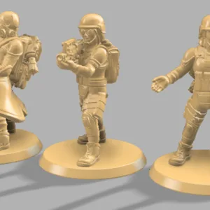 Sub terra character pack Annihilator / Agent / Mercenary
