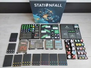 Stationfall boardgame storage solution / organizer / insert