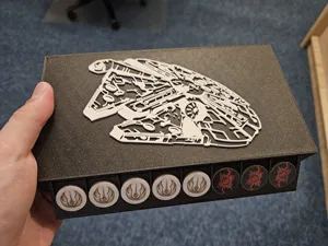 Star Wars RPG (FFG) Magnetic Dice Box + Destiny Token Stand