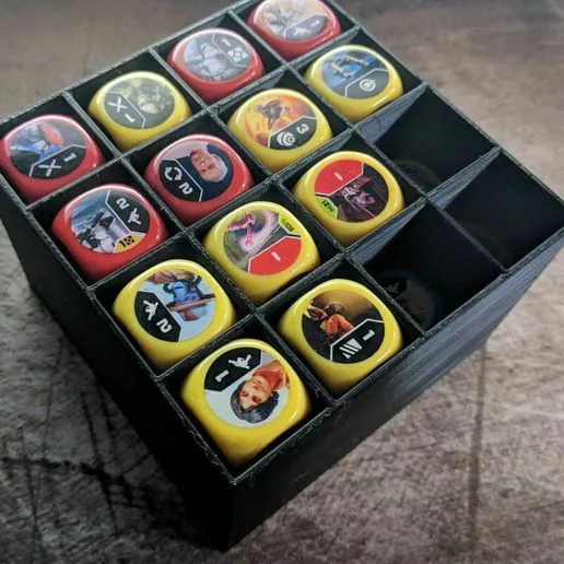 Star Wars Destiny Dice tray 4x4