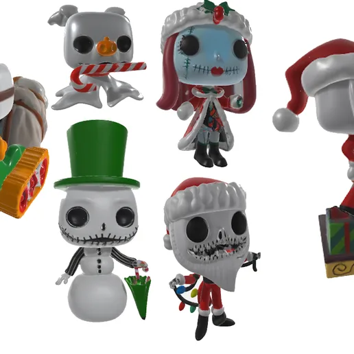 6 POP Nighmare Jack Christmas Etrange Noel de Mr Jack