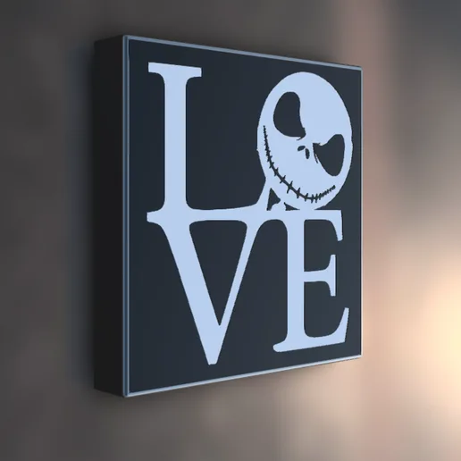 Love Mr. Jack" lamp