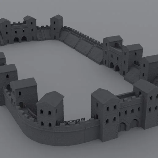 Roman Fort 28 MM Tabletop Terrain