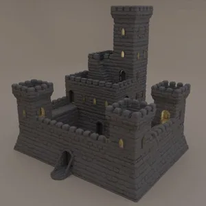 Small Fort 28 mm Tabletop Terrain