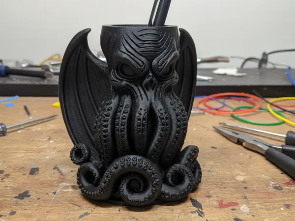 Winged Cthulhu Pen Holder
