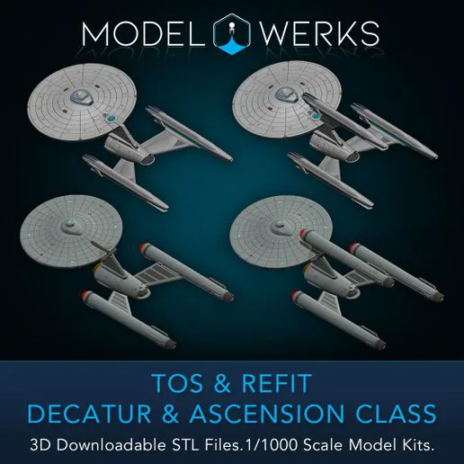 1/1000 Decatur / Ascension Class Light Dreadnought