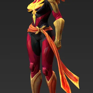 🔥 Dark Phoenix: Cosmic Ascension (Stylized Fighting Game Style) 🌌