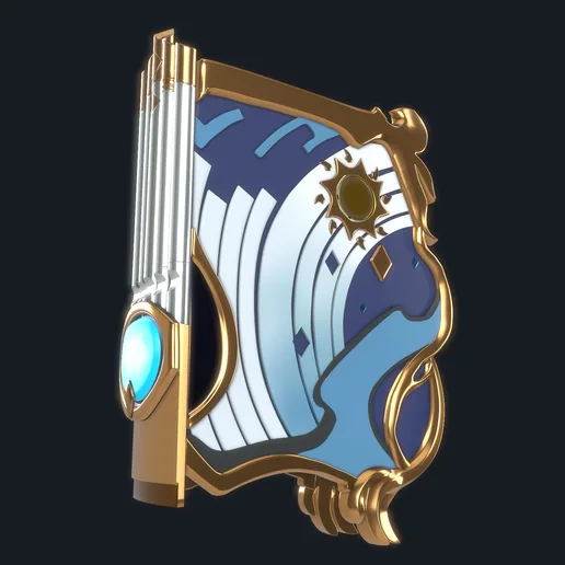 Genshin Impact The Widsith (  2nd Ascension ) Book Cover for 3D printing and cosplay