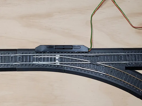HO Model Trains - Traditional to EZ Track Turnout Adapters