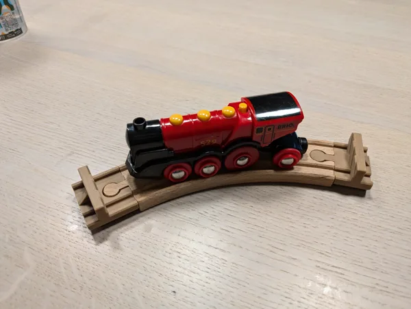 Track Buffer for IKEA, Brio, Playtive wood trains