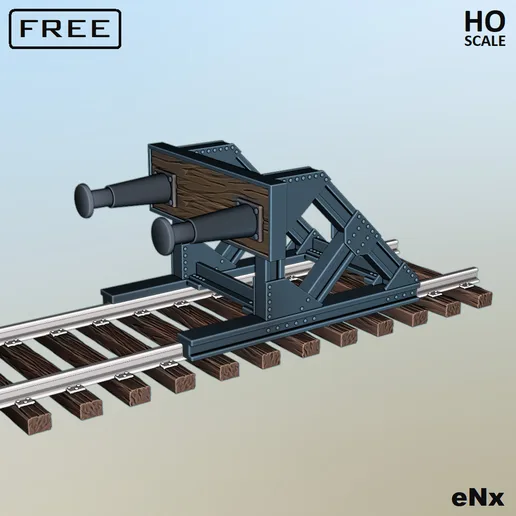 Buffer Stop - End of Track - for H0 Scale Trains