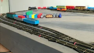 40' NY Boxcar N Scale Model Train for Micro-Trains Medium Shank Couplers - 4 Versions with Both Doors Open, One Open & One Half Closed, One Open & One Closed and Both Closed