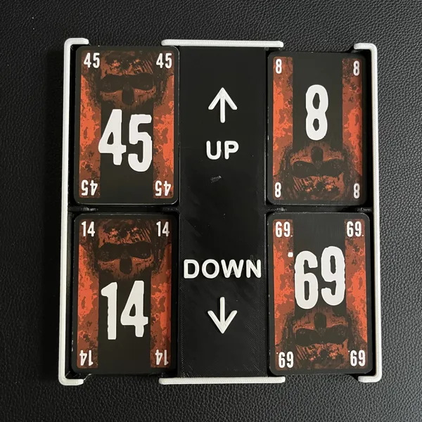 Card tray and storage system for The Game