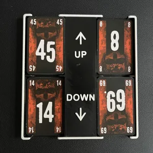 Card tray and storage system for The Game
