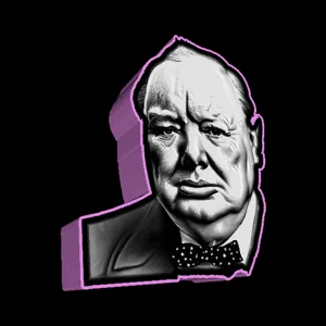 Lightbox Winston Churchill lithophane