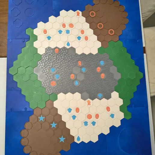 Guards of Atlantis II - 3D board