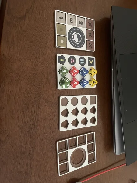 Imperium: Horizons Resource Trackers and Token Trays