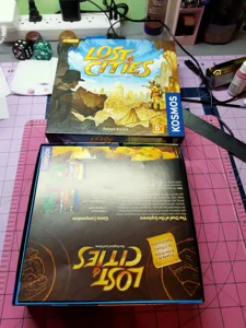 Lost Cities insert 2018 edition with 6th expedition
