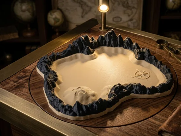 Treasure Island Tray - Pirate Minimalist Organizer