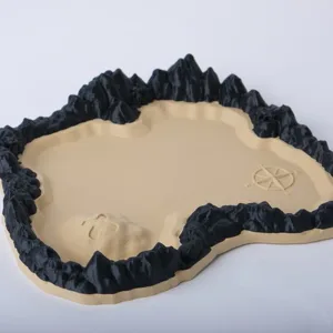 Treasure Island Tray - Fantasy Minimalist Organizer