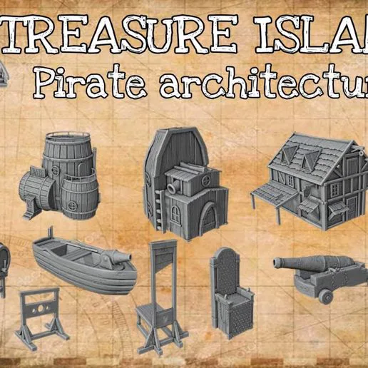 Treasure Island Architecture - Entire Collection