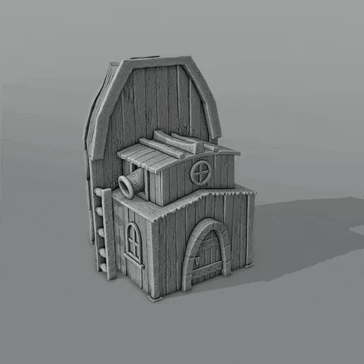 Treasure Island Architecture - ship style house