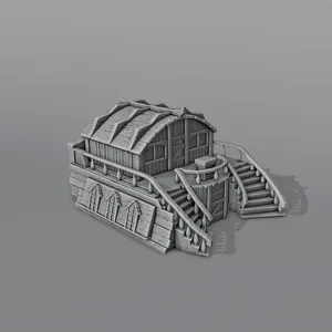 Treasure Island Architecture - Stern styled house