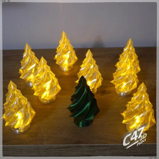Evergreen Led candle - vase mode