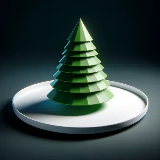 Tree Tray Evergreen Christmas Organizer