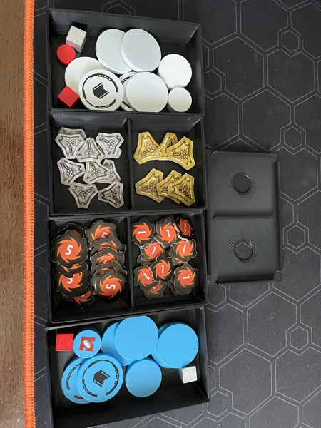 Unstoppable Board Game Tokens Organizer