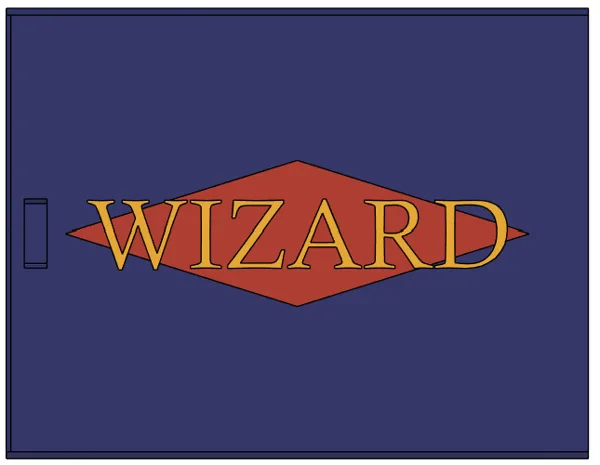 Wizard Playing Card Box