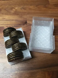 Aufbewahrungsbox mit Deckel für Wizard Deluxe Münzen
