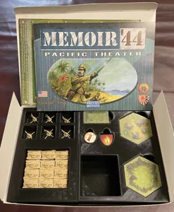 Memoir 44 Pacific Theater Board Game Organizer