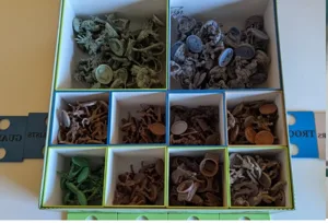 Solución "Todos los Minis en una Caja" para Marvel Zombies
