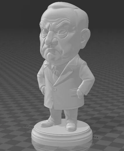 open all hours arkwright bobble head style statue
