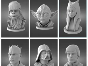 Star Wars pawns set for boardgames