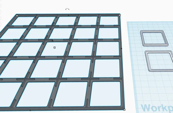 Board overlay grid for Captain Flip