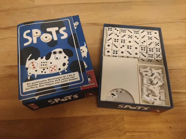 Spots Boardgame Inlay Insert (German/Deutsche Version)