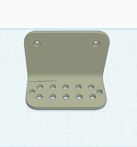 File holder 12 spots + 6mm push pin/screw indent