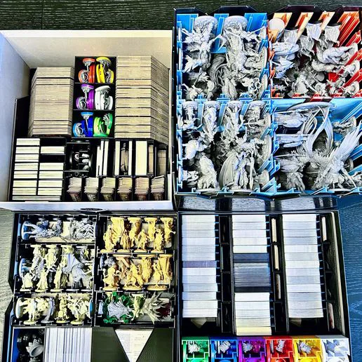 Black Rose Wars + Rebirth Insert/Organizer for Everything in 3 Boxes - No Sleeves