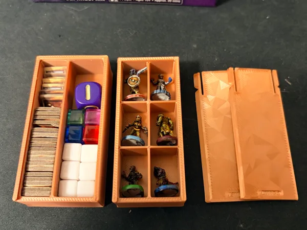 Gloomhaven Buttons & Bugs insert - heroes & tiles